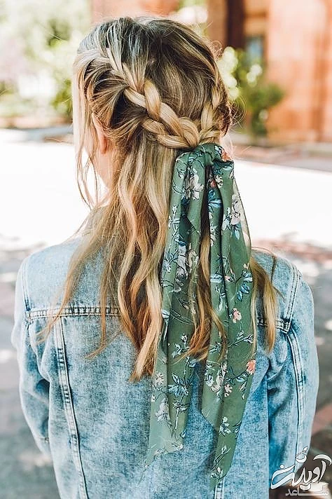 مدل مو با باندانا